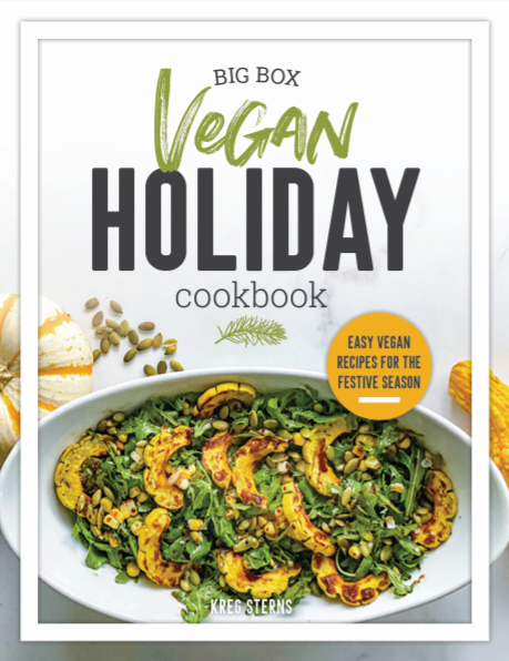 Big Box Vegan Holiday Cookbook 2020 cover