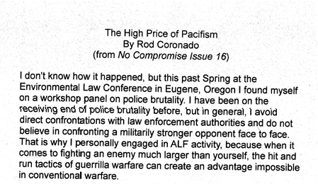 The High Price of Pacifism cover