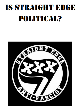 Is Straight Edge Political cover