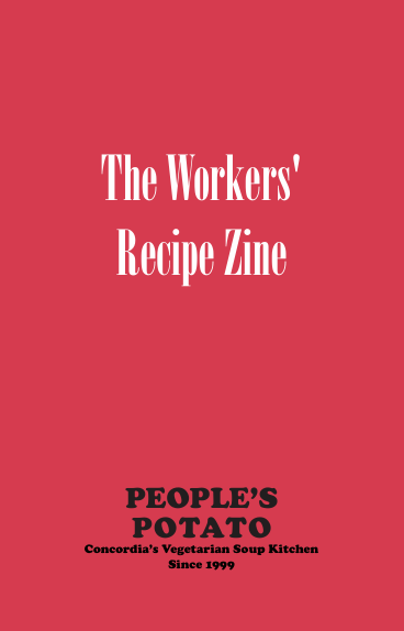 Workers Recipe Zine cover